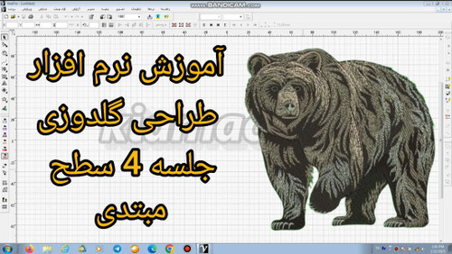 آموزش نرم افزار طراحی گلدوزی کامیوتر با ویپرو 4