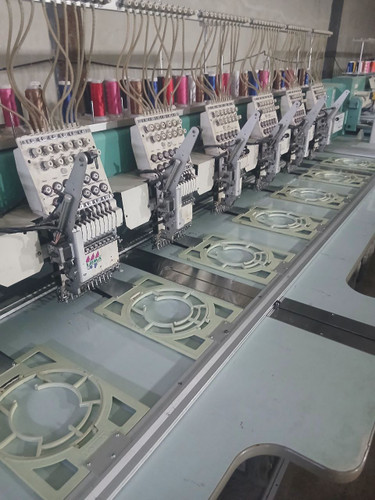 دستگاه گلدوزی تاجیما اف جی ان 1215 مدل 2003 با یه پایه پولک TAJIMA FGN 1215 کد 19